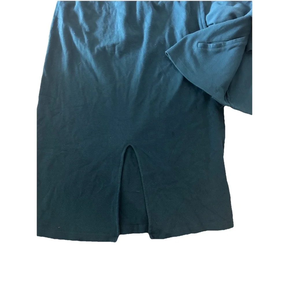 Vintage Two Piece Zip Sweatshirt and‎ Drawstring Skirt Set Teal Medium + Large